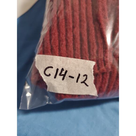 Aerie Oversized Size L Crewneck Sweatshirt Women’s Pullover Red Winter C14-12 - Picture 9 of 9